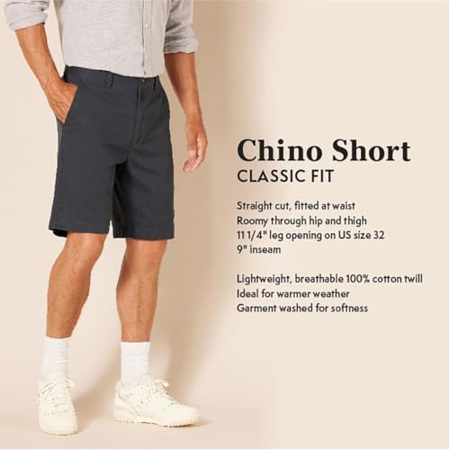 Amazon Essentials Men's Classic-Fit 9" Chino Short