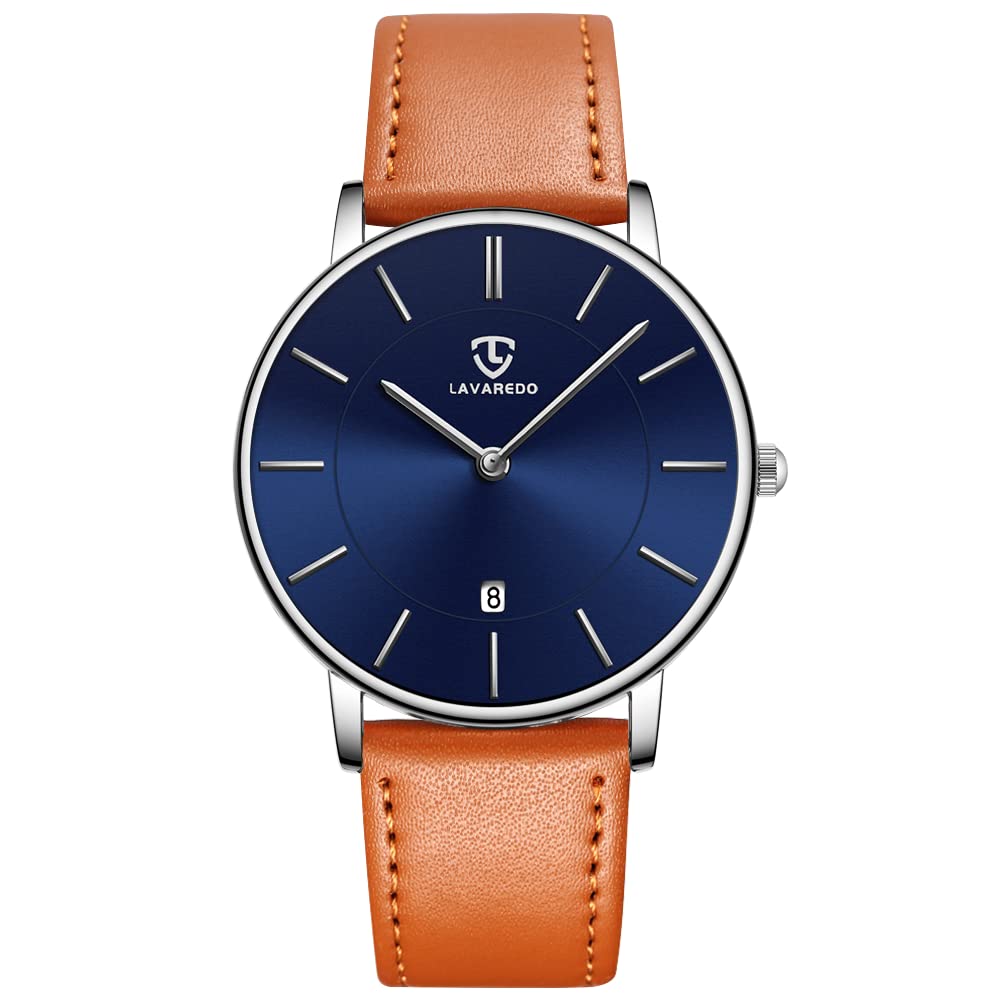 BEN NEVIS Watch, Mens Watch, Minimalist Fashion Simple Wrist Watch Analog Date with Leather Strap