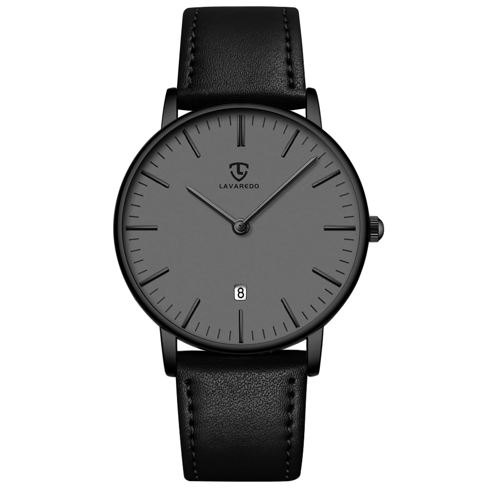 BEN NEVIS Watch, Mens Watch, Minimalist Fashion Simple Wrist Watch Analog Date with Leather Strap