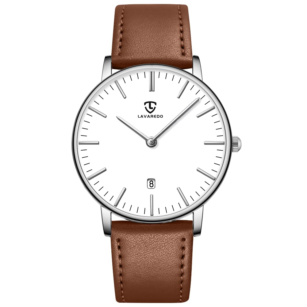 BEN NEVIS Watch, Mens Watch, Minimalist Fashion Simple Wrist Watch Analog Date with Leather Strap