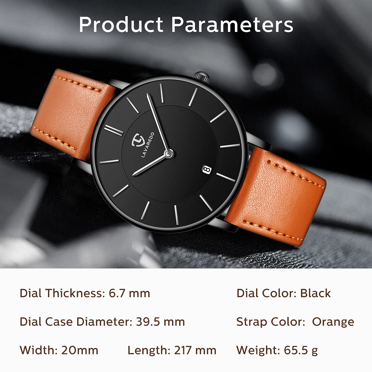 BEN NEVIS Watch, Mens Watch, Minimalist Fashion Simple Wrist Watch Analog Date with Leather Strap