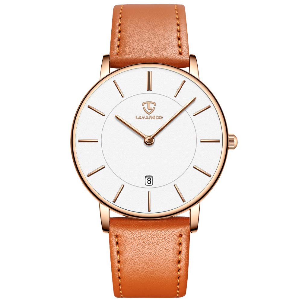 BEN NEVIS Watch, Mens Watch, Minimalist Fashion Simple Wrist Watch Analog Date with Leather Strap