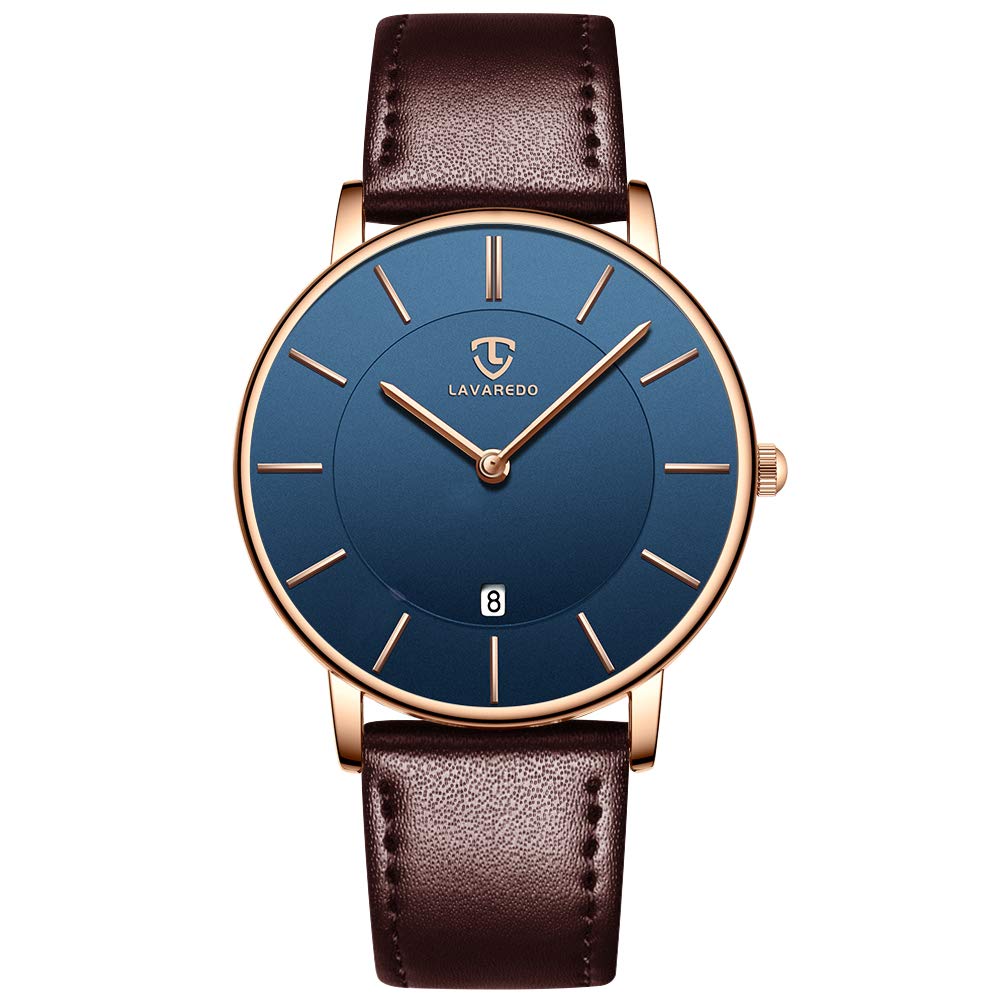 BEN NEVIS Watch, Mens Watch, Minimalist Fashion Simple Wrist Watch Analog Date with Leather Strap