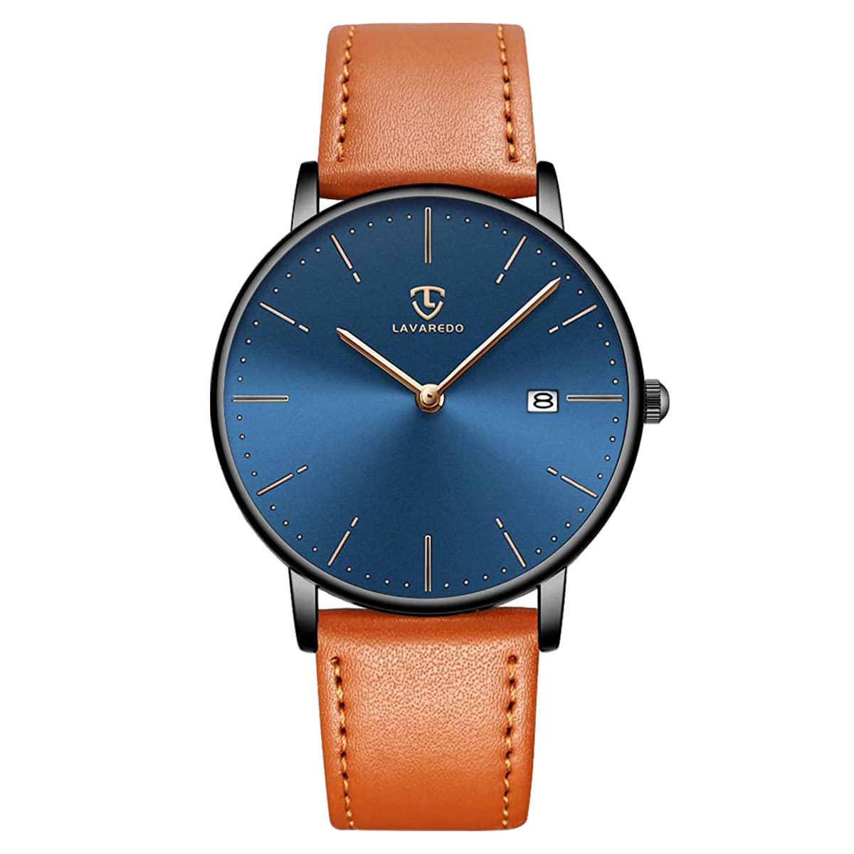 BEN NEVIS Watch, Mens Watch, Minimalist Fashion Simple Wrist Watch Analog Date with Leather Strap