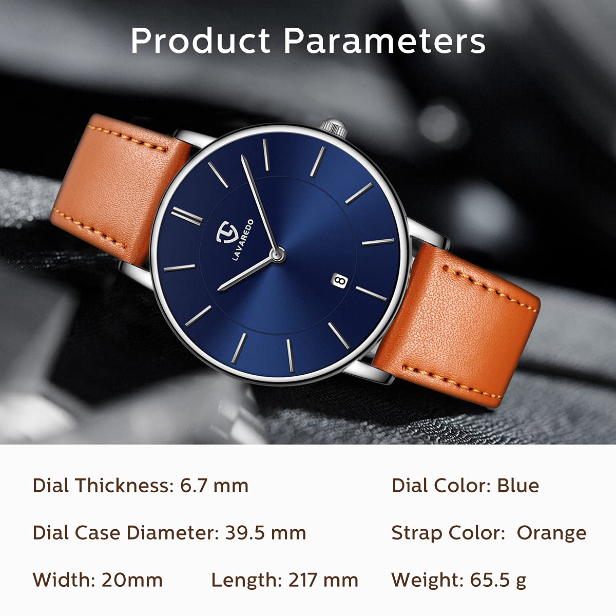 BEN NEVIS Watch, Mens Watch, Minimalist Fashion Simple Wrist Watch Analog Date with Leather Strap