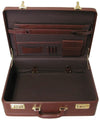 Amerilether Large Expandable Faux Leather Attachè Case (#2894-89)