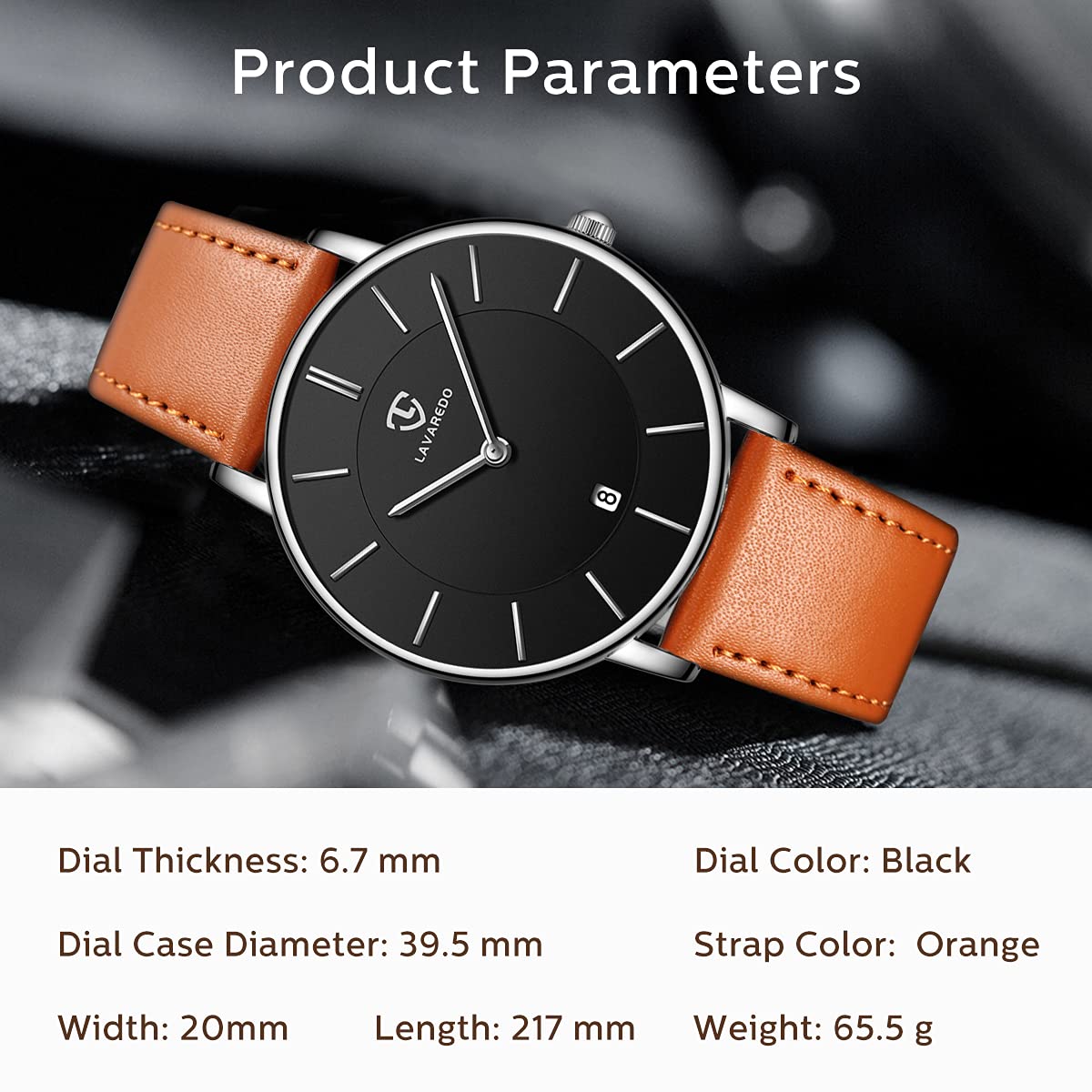 BEN NEVIS Watch, Mens Watch, Minimalist Fashion Simple Wrist Watch Analog Date with Leather Strap