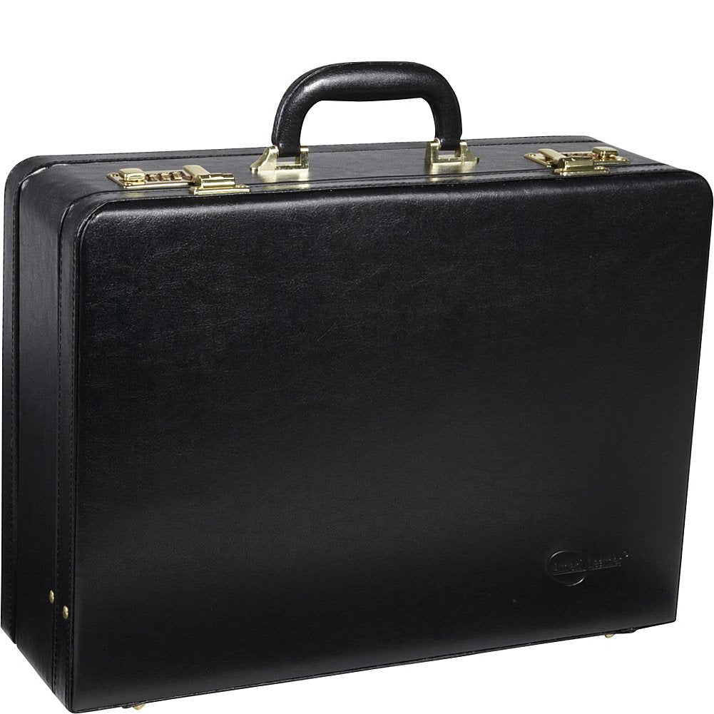 Amerilether Large Expandable Faux Leather Attachè Case (#2894-89)