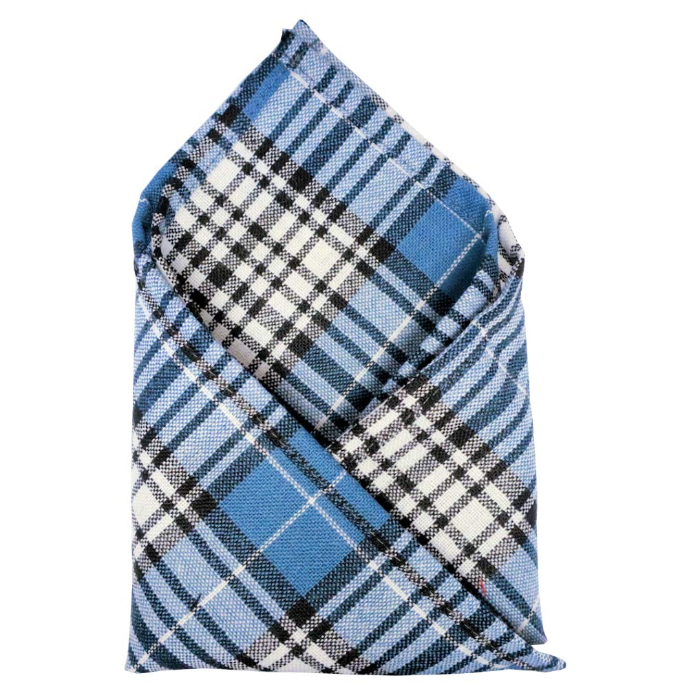 100% Wool Tartan Plaid Pocket Handkerchief Squares - Scotland Made