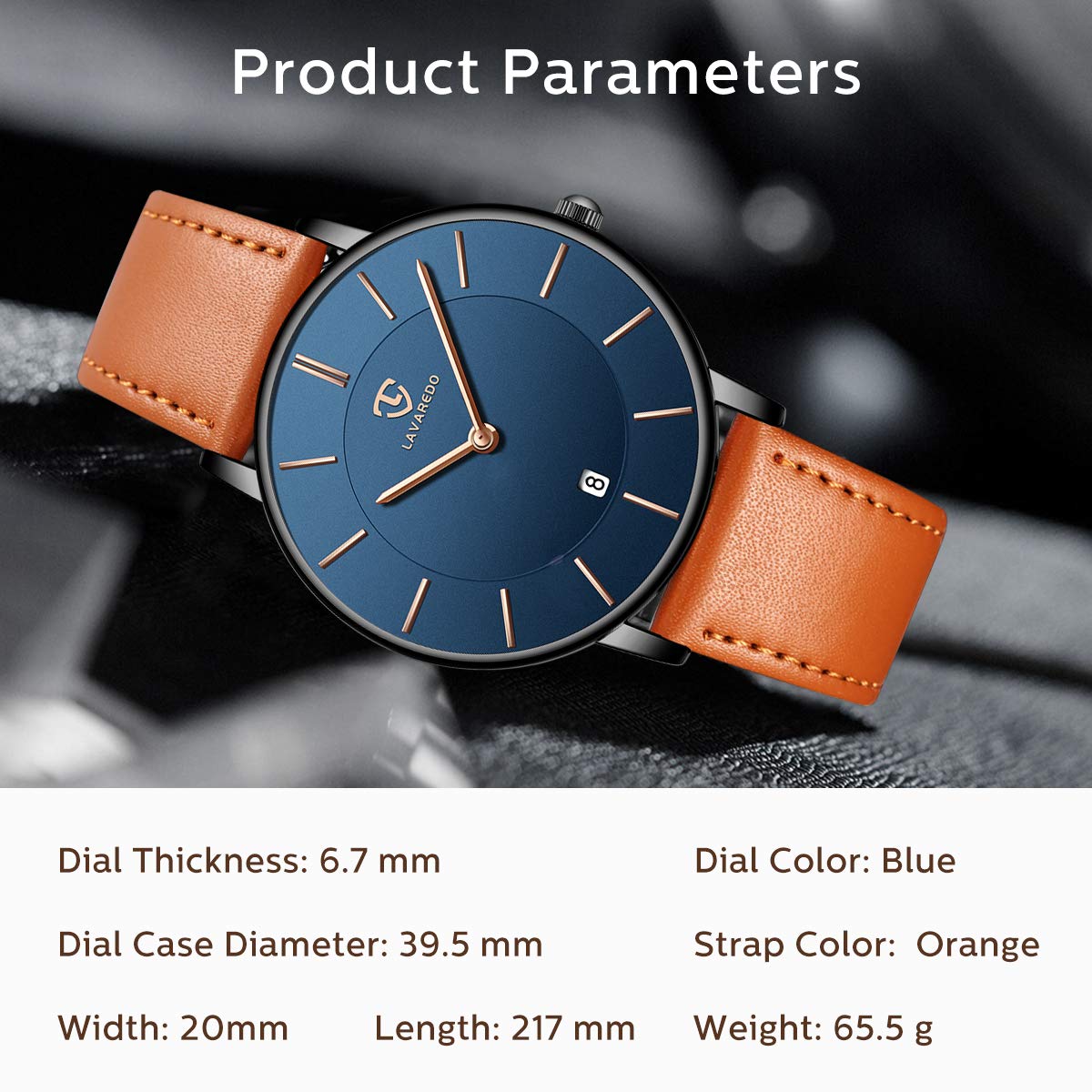 BEN NEVIS Watch, Mens Watch, Minimalist Fashion Simple Wrist Watch Analog Date with Leather Strap