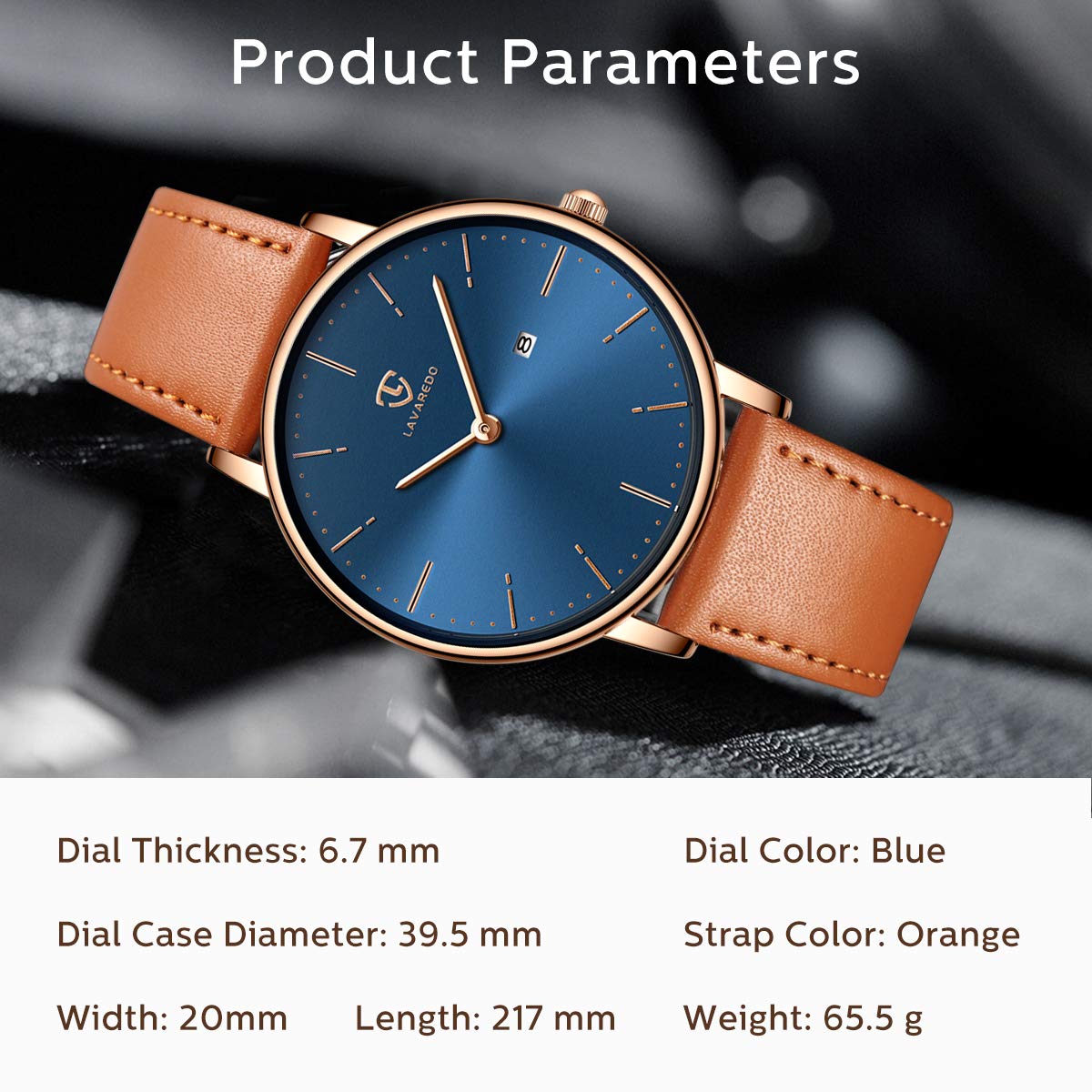 BEN NEVIS Watch, Mens Watch, Minimalist Fashion Simple Wrist Watch Analog Date with Leather Strap