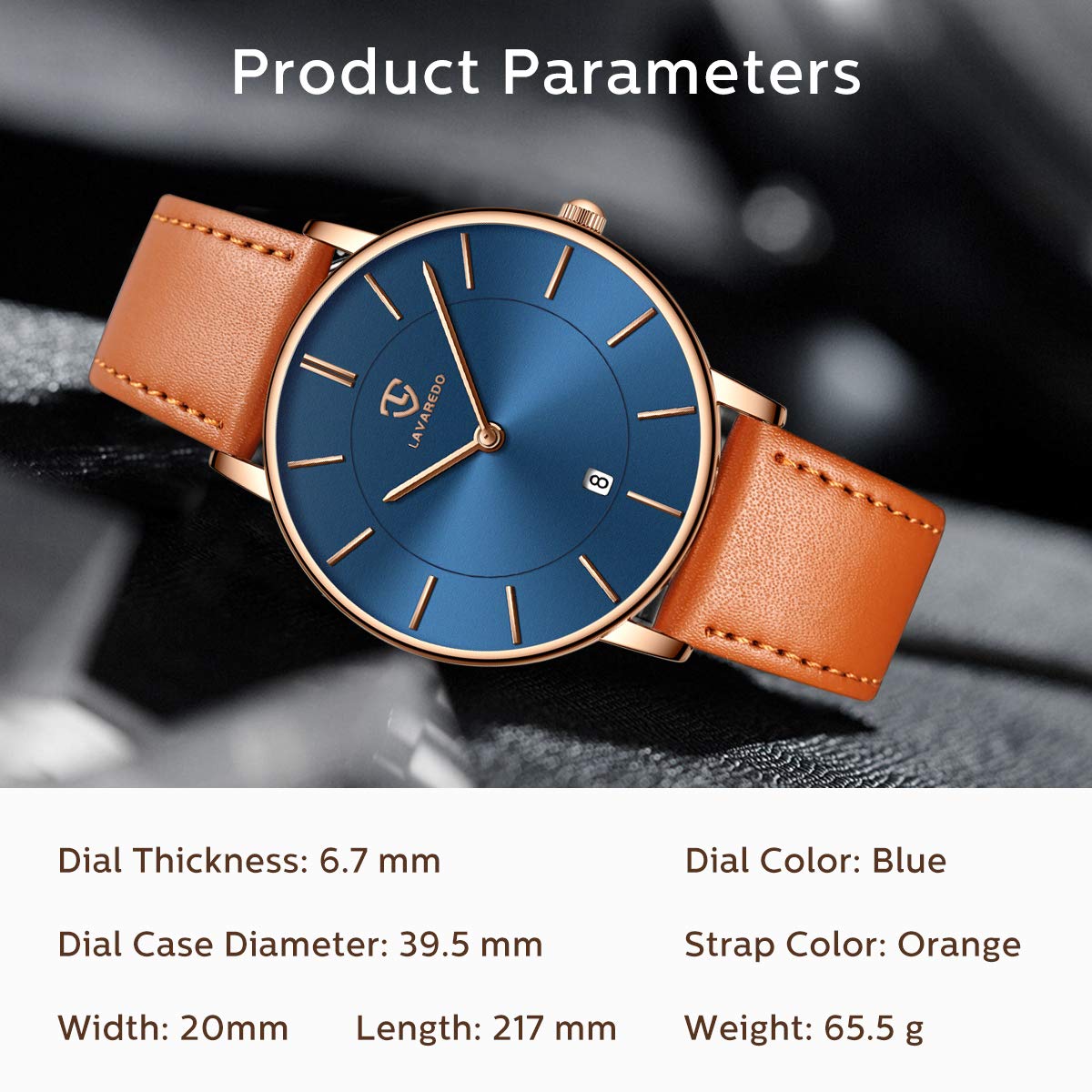 BEN NEVIS Watch, Mens Watch, Minimalist Fashion Simple Wrist Watch Analog Date with Leather Strap