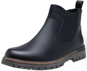 Jousen Chelsea Boots Casual Slip On Ankle Waterproof Mens Boots