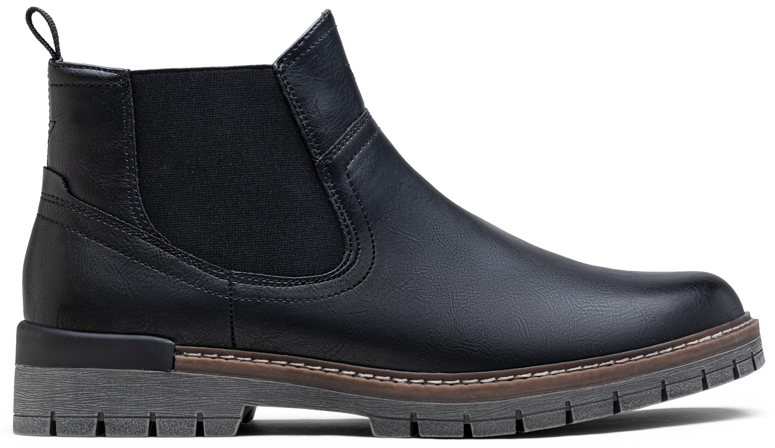 Jousen Chelsea Boots Casual Slip On Ankle Waterproof Mens Boots